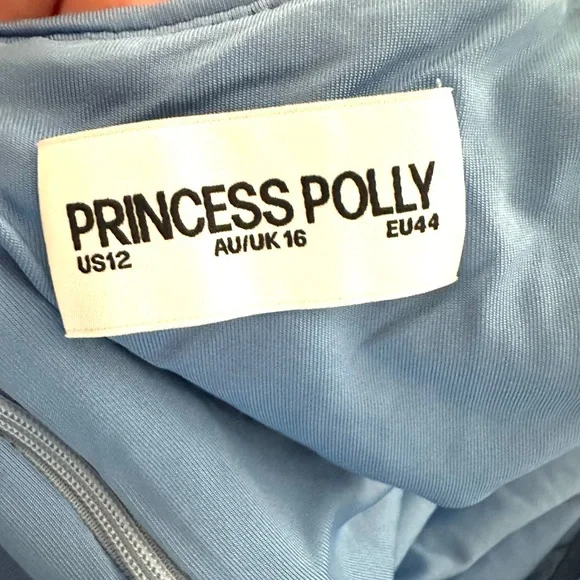 Princess Polly Blue Sequin Mini Dress - Picture 10 of 16